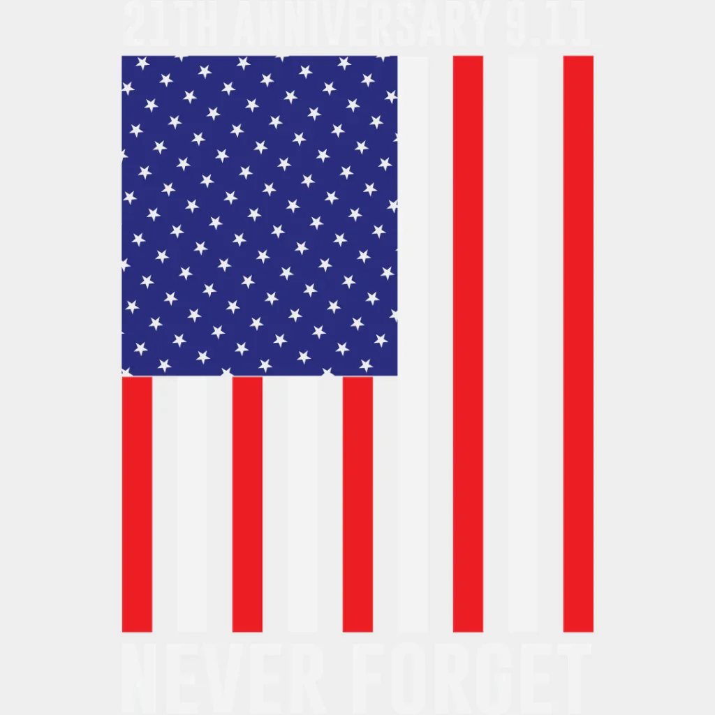 21Th Anniversary 9.11 Never Forget - Military DTF Heat Transfer - Image 2