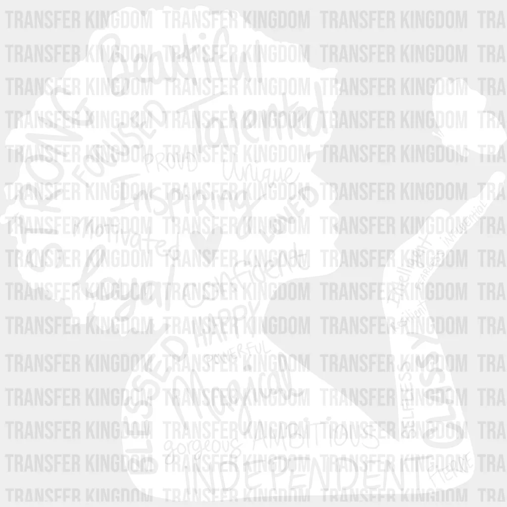 Afro Black Women design- DTF heat transfer - Image 2
