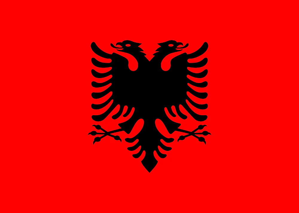 Albania Flag - Country Flags DTF Transfers