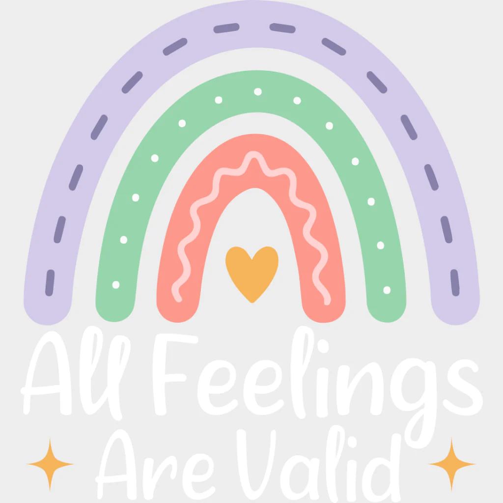 All Feelings Are Valid - Mental Health DTF Transfers - Image 2