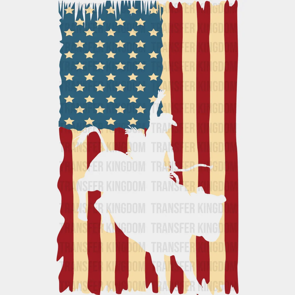 American Flag Design - Rodeo DTF Transfers