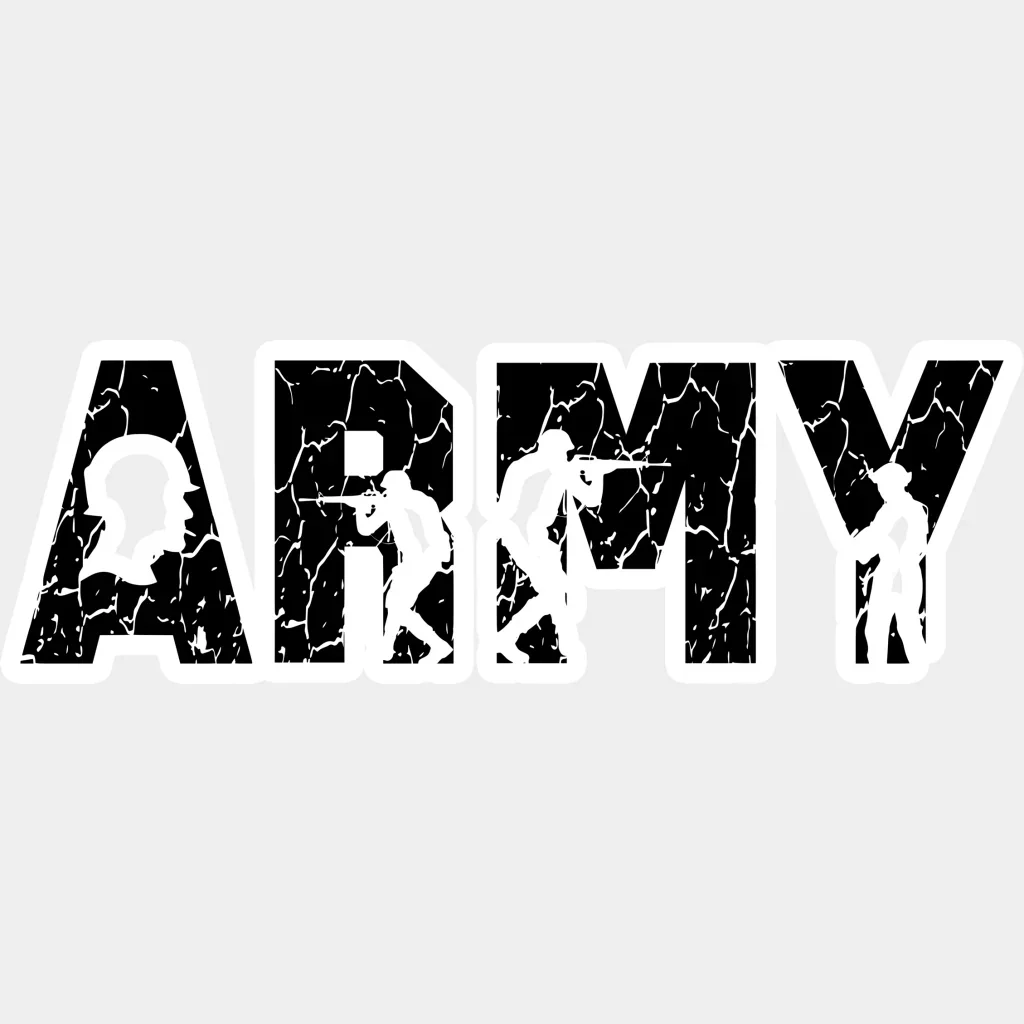 Army Dark Design - Army DTF Transfer - Image 2
