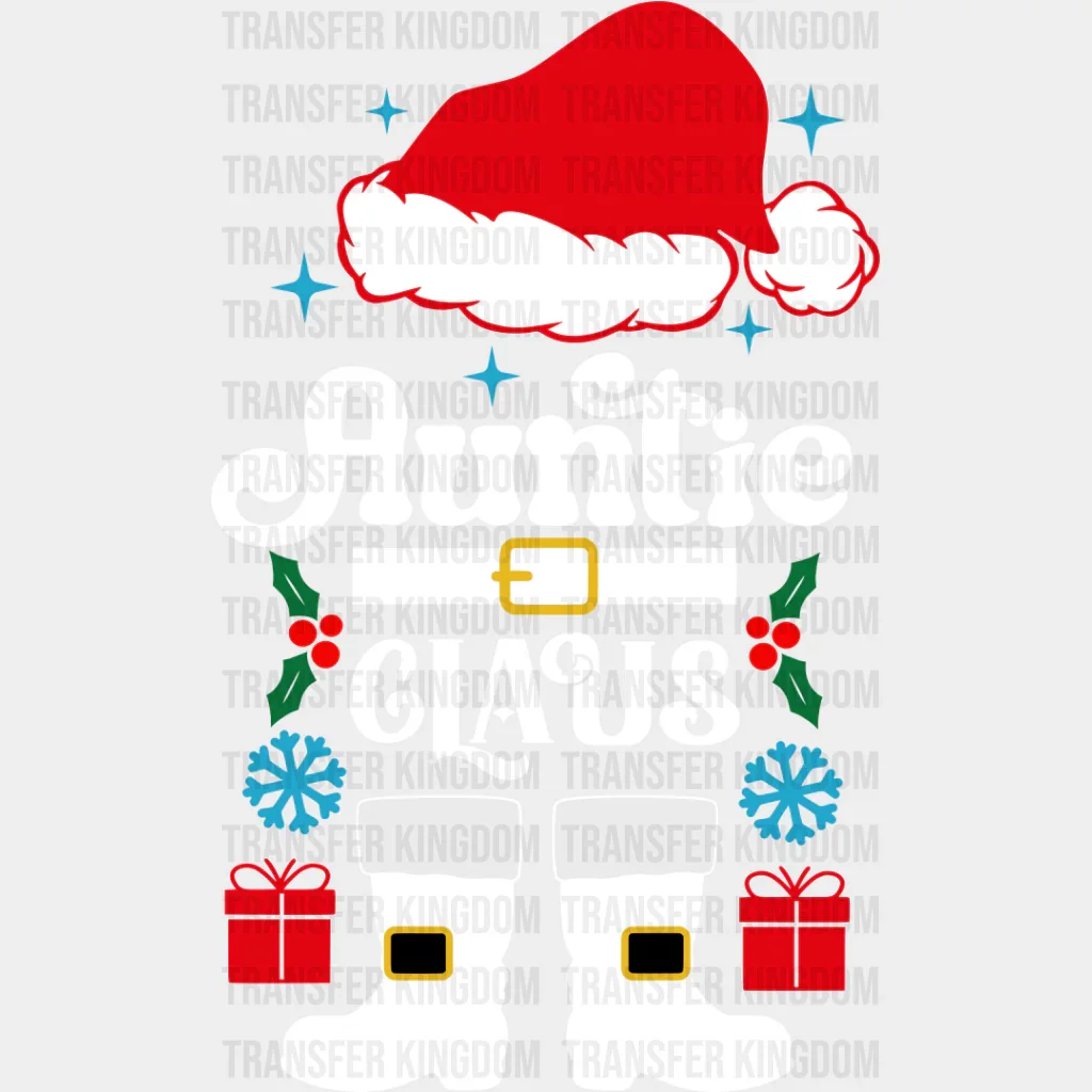 Auntie Claus - Christmas DTF Transfer - Image 2