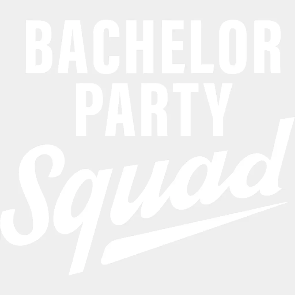 Bachelor Party Squad B&W - Bachelor DTF Transfer - Image 2