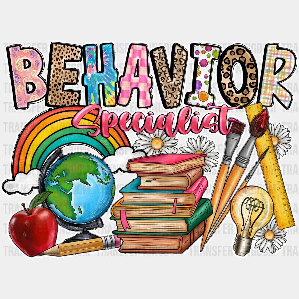 Behavior Specialist Design - Teacher DTF heat transfer - Image 2