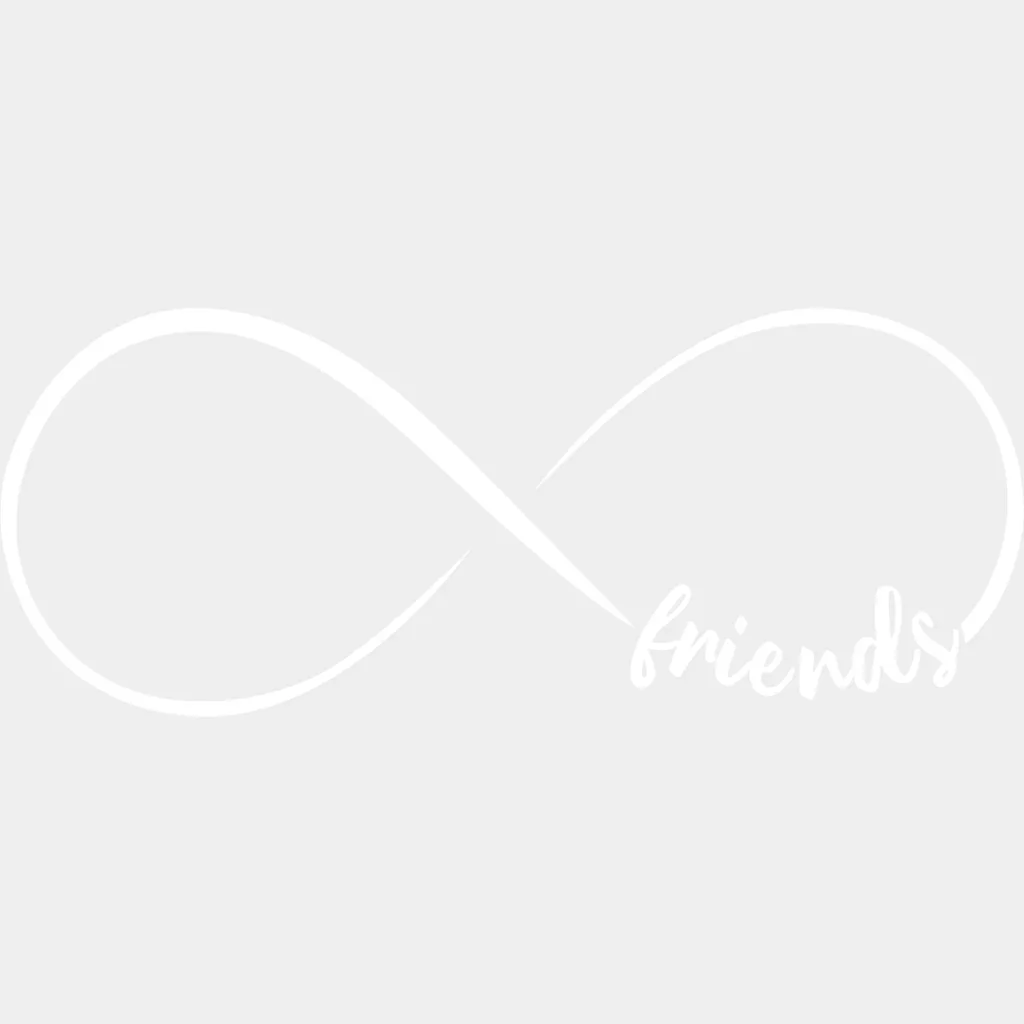 Best Friends Infinity Symbol Design - DTF heat transfer - Image 4