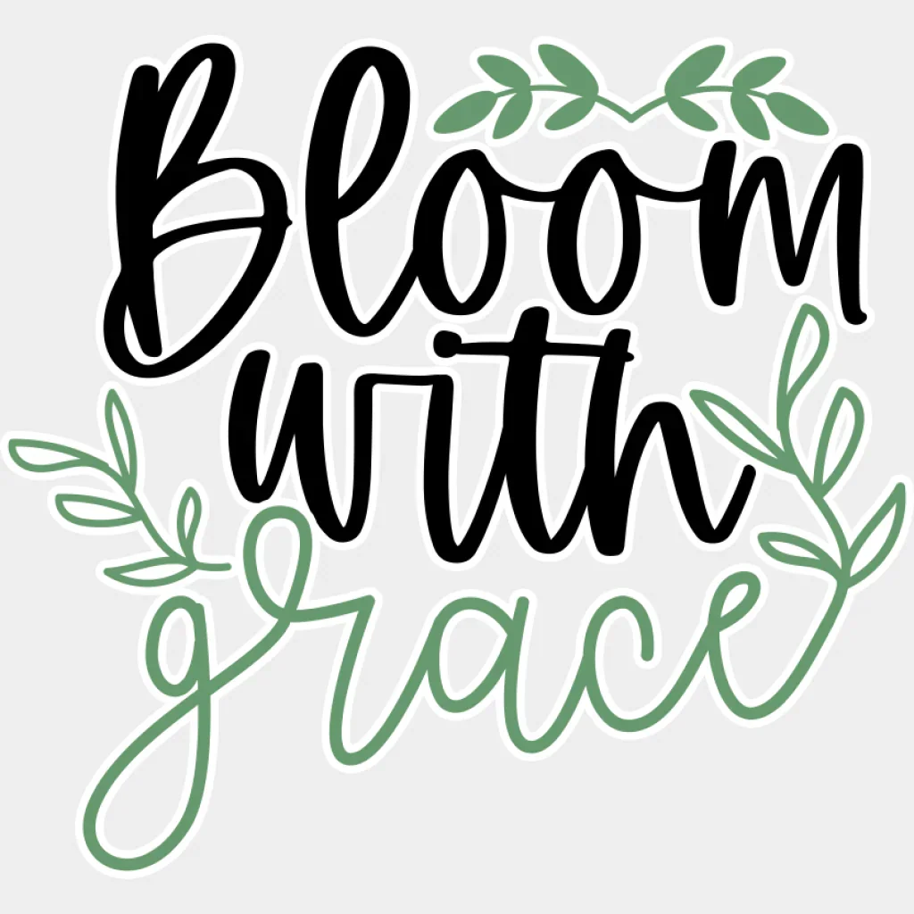 Bloom With Grace - Spring DTF Transfer - Image 2