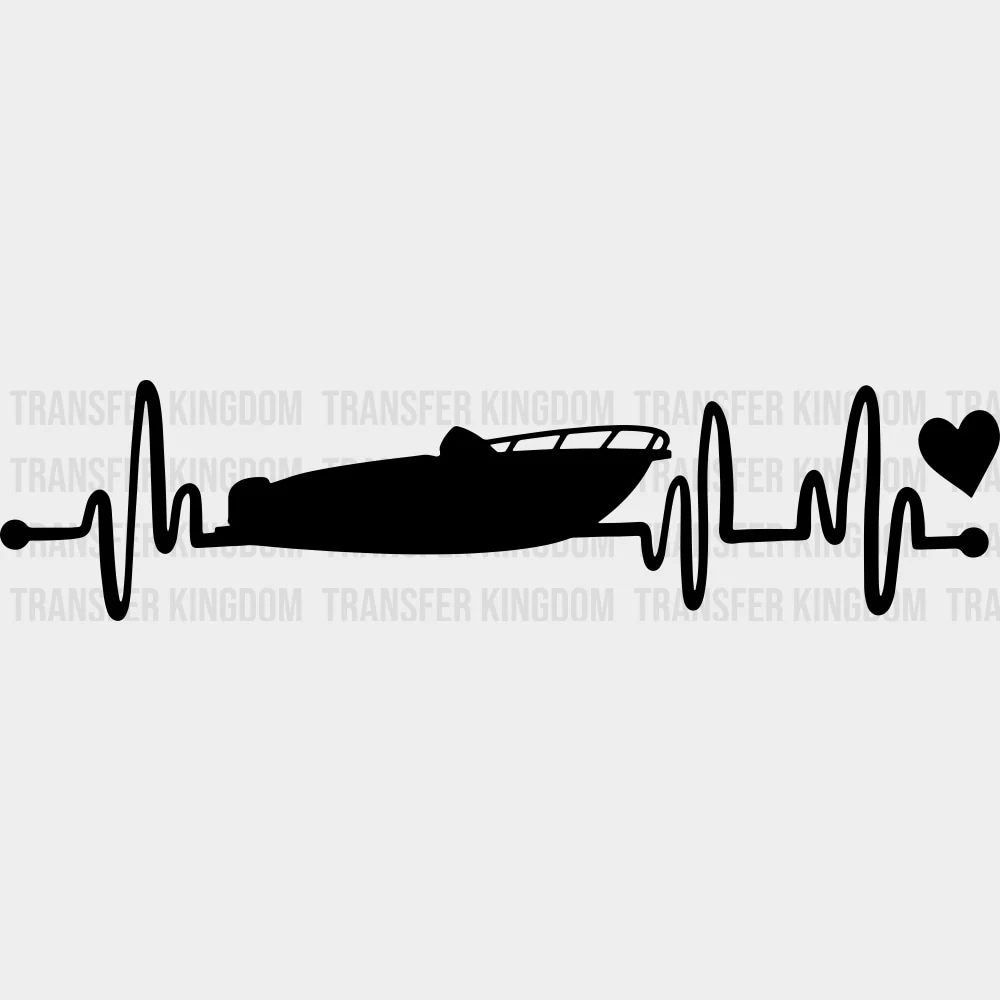 Boat Heart - Boating DTF Transfers