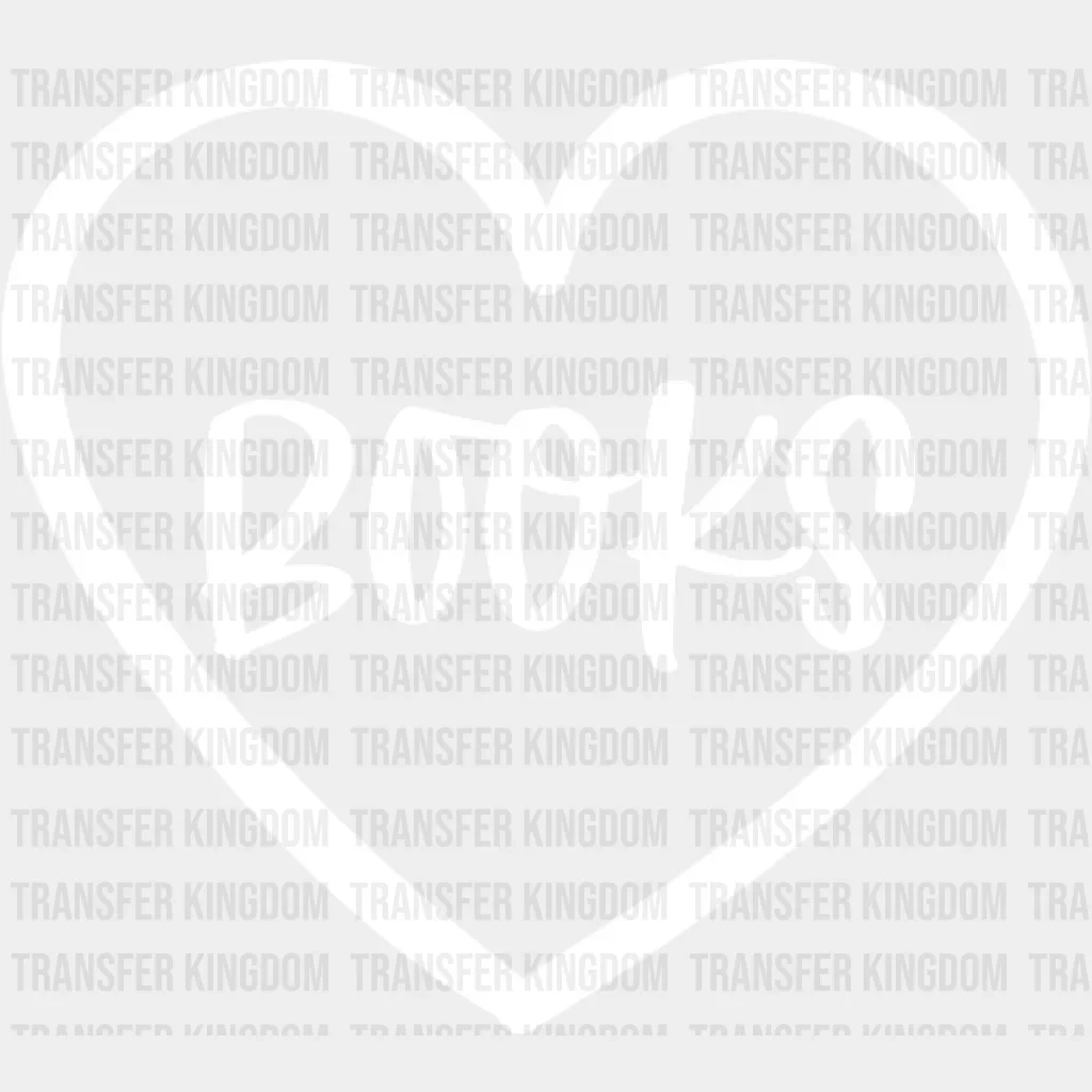 Books Heart Design - DTF heat transfer - Image 2