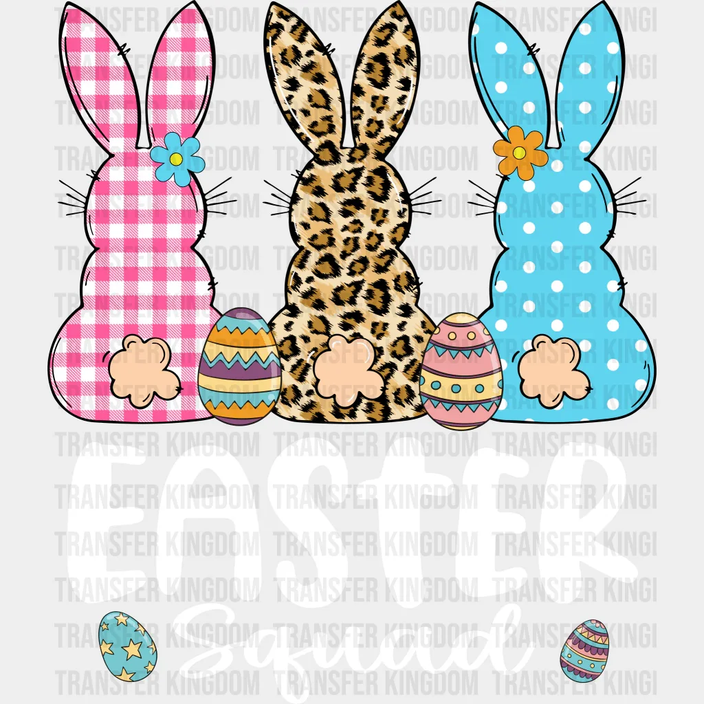 Bunnies Easter Squad Design- DTF heat transfer - Image 2