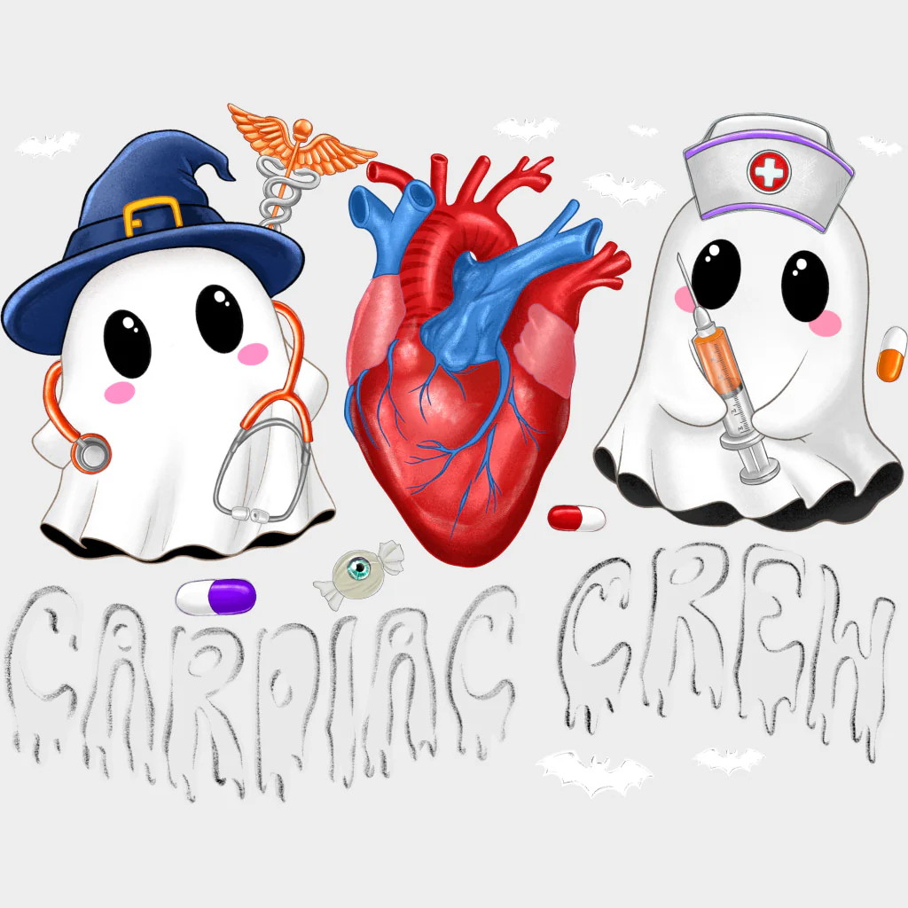 Cardiac Crew Ghosts - Cardiac Nurse DTF Transfers - Image 2