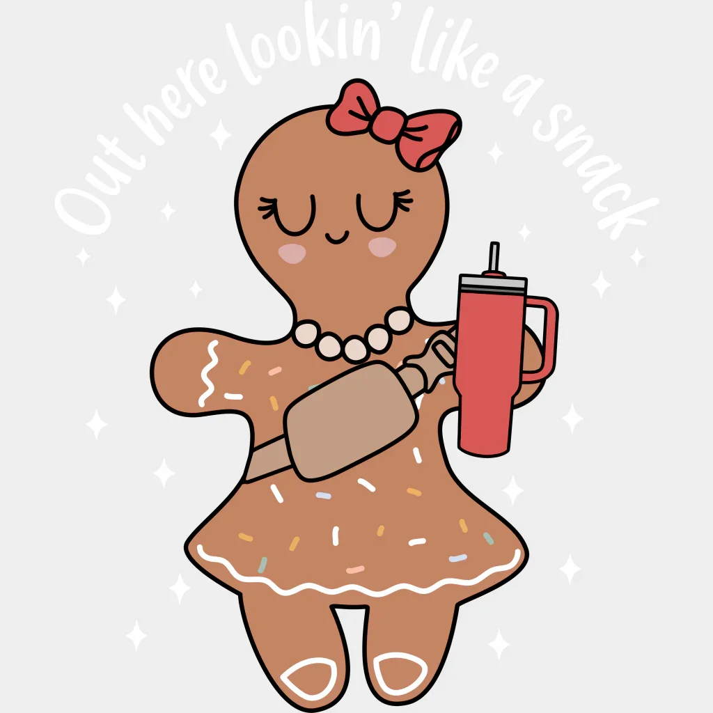 CINNAMON COOKIE SNACK Christmas Design, Christmas Design, Dtf Heat Transfer - Image 2