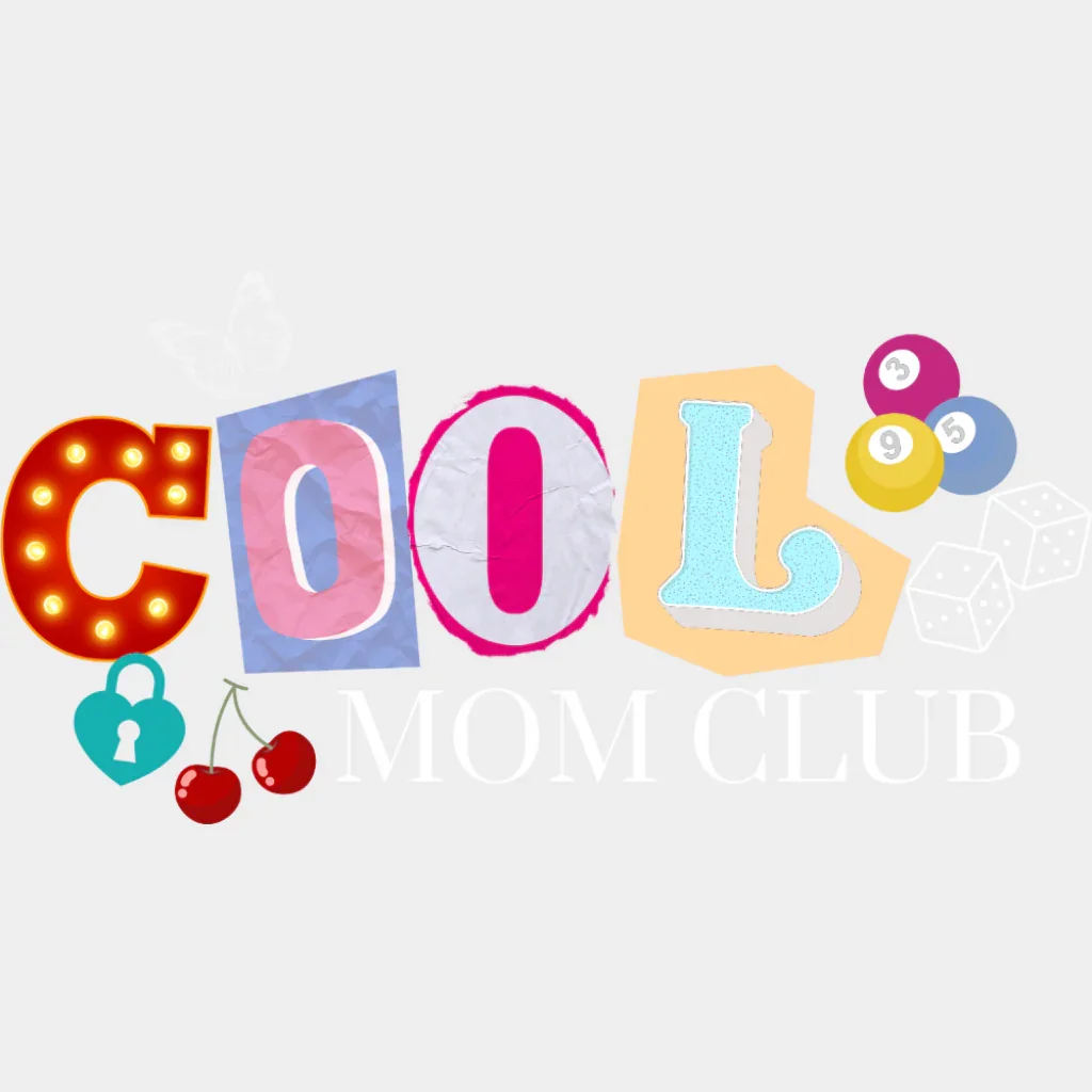Cool Mom Club Vintage Design - Mother's Day DTF Transfer - Image 2
