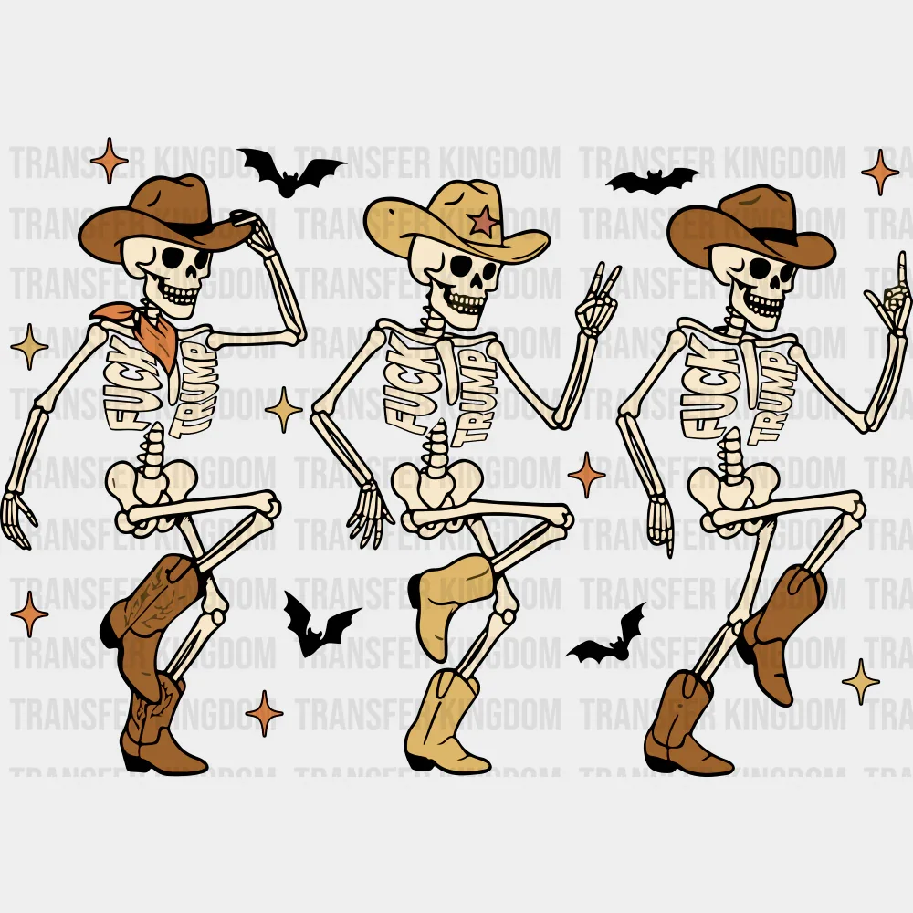Cowboy Skeletons - Halloween DTF Transfer