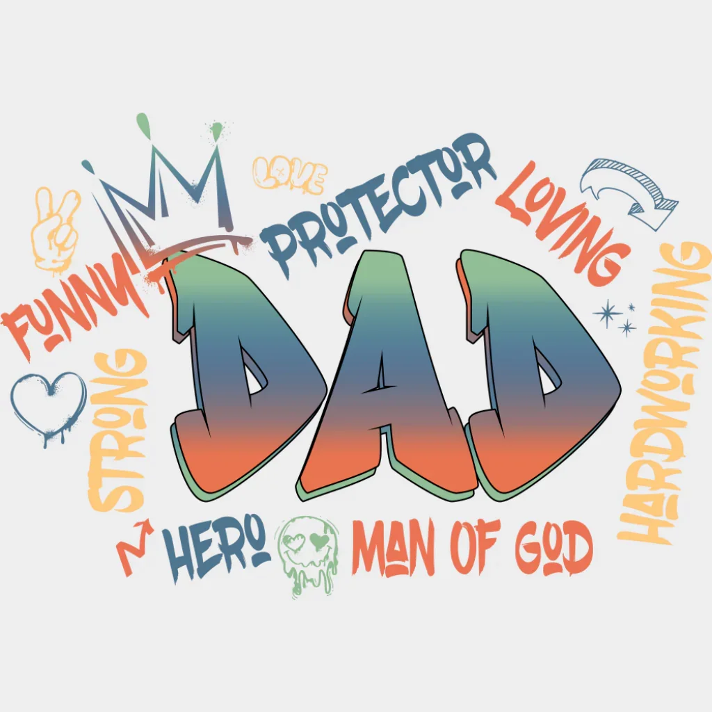 Dad Gradient - Father's Day DTF Transfer - Image 2