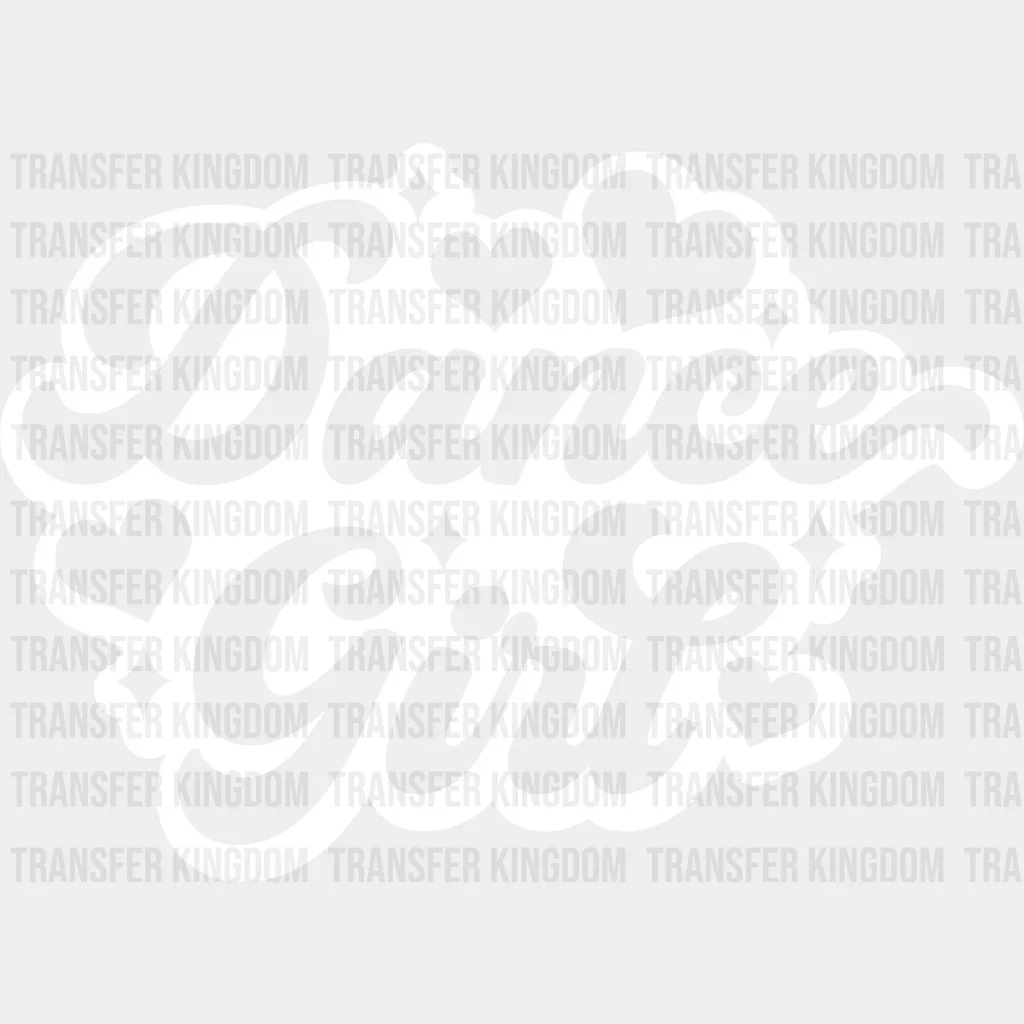 Dance Girl Heart Design - Dancing DTF Heat Transfer - Image 2