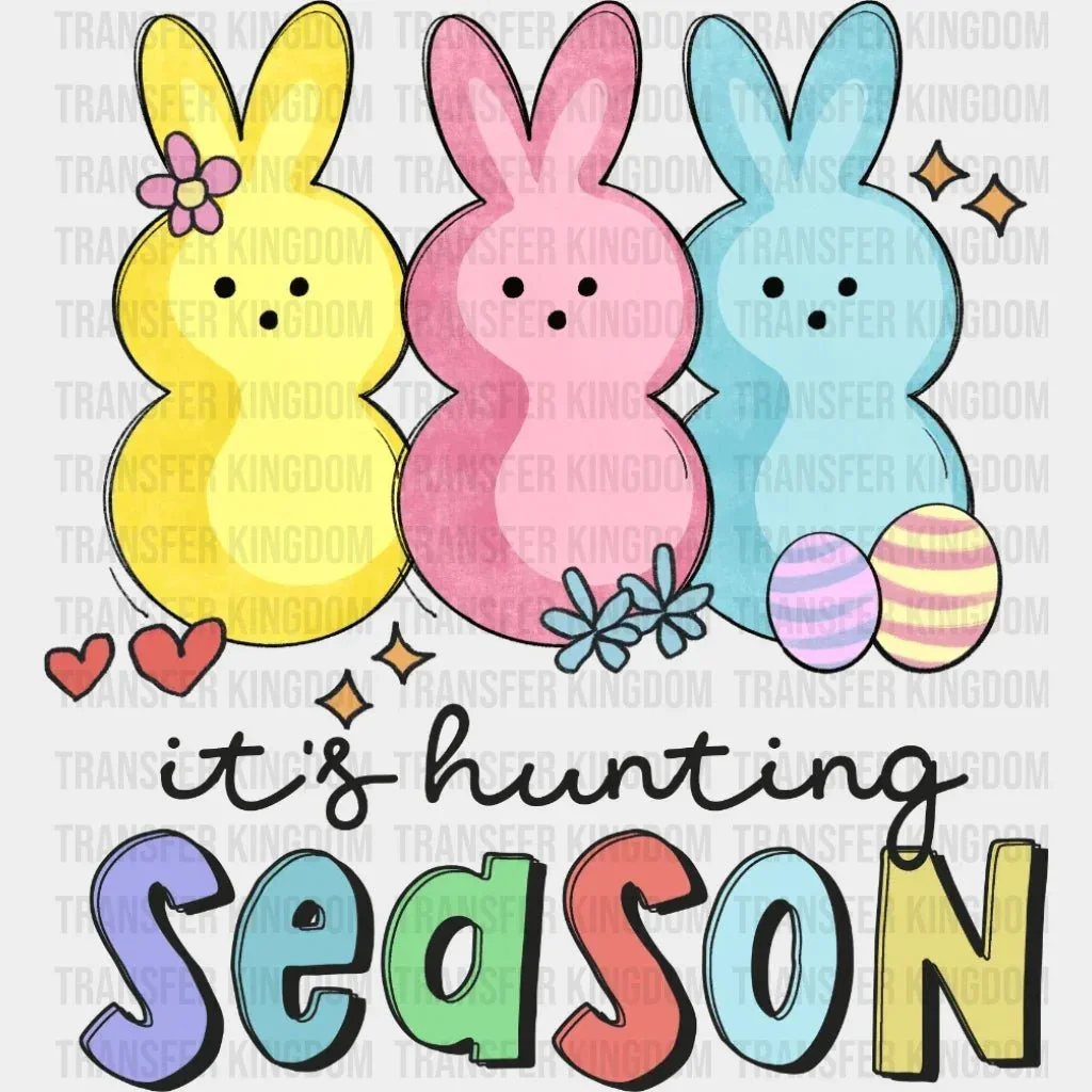 Easter Bunnies It's Haunting Season Design- DTF heat transfer