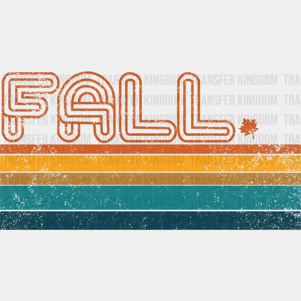 Fall Retro Design - DTF heat transfer