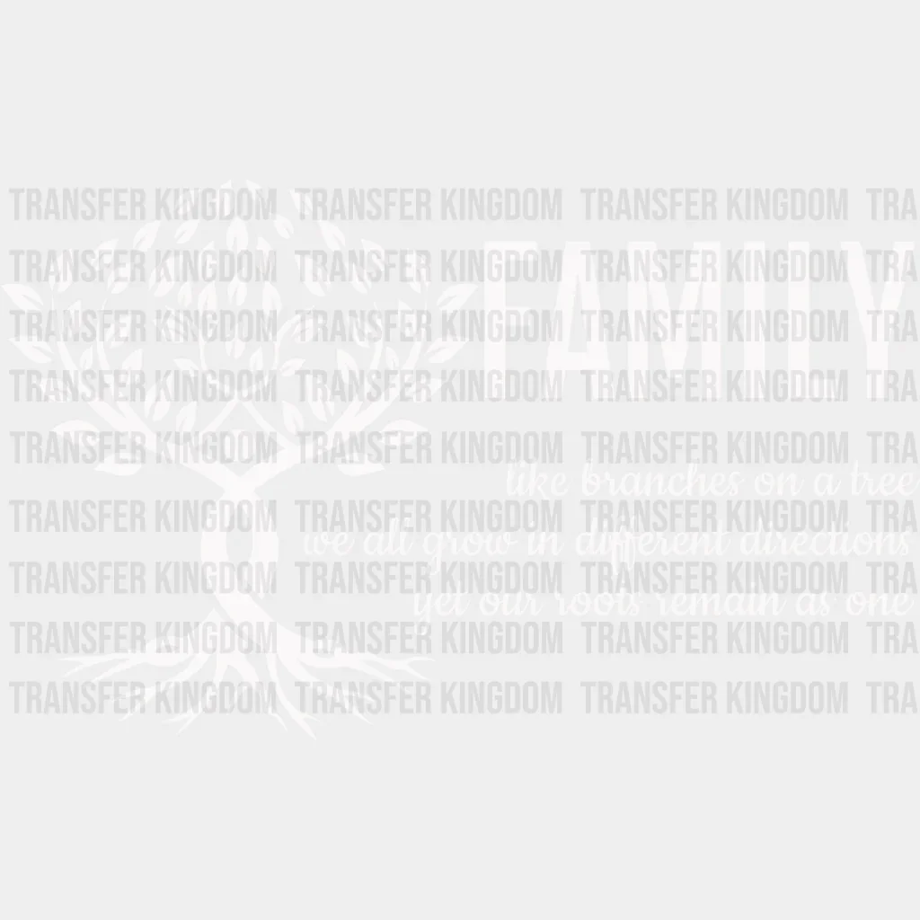 Family Tree Quote - Family Reunion DTF heat transfer - Image 2