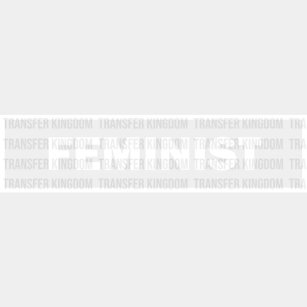 Feminist in Box Design - DTF heat transfer - Image 2