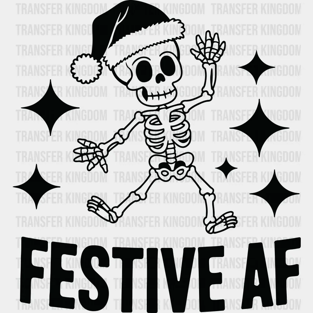 Festive AF - Christmas DTF Transfer