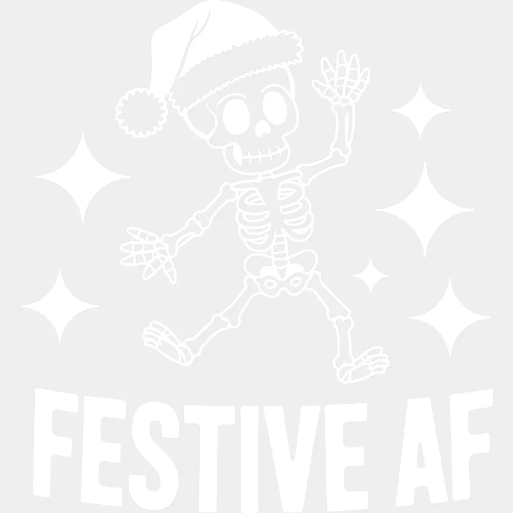 Festive AF - Christmas DTF Transfer - Image 2