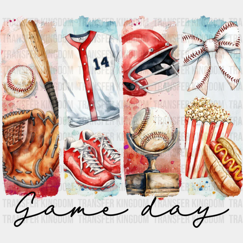 Game Day Baseball - Baseball DTF Transfer