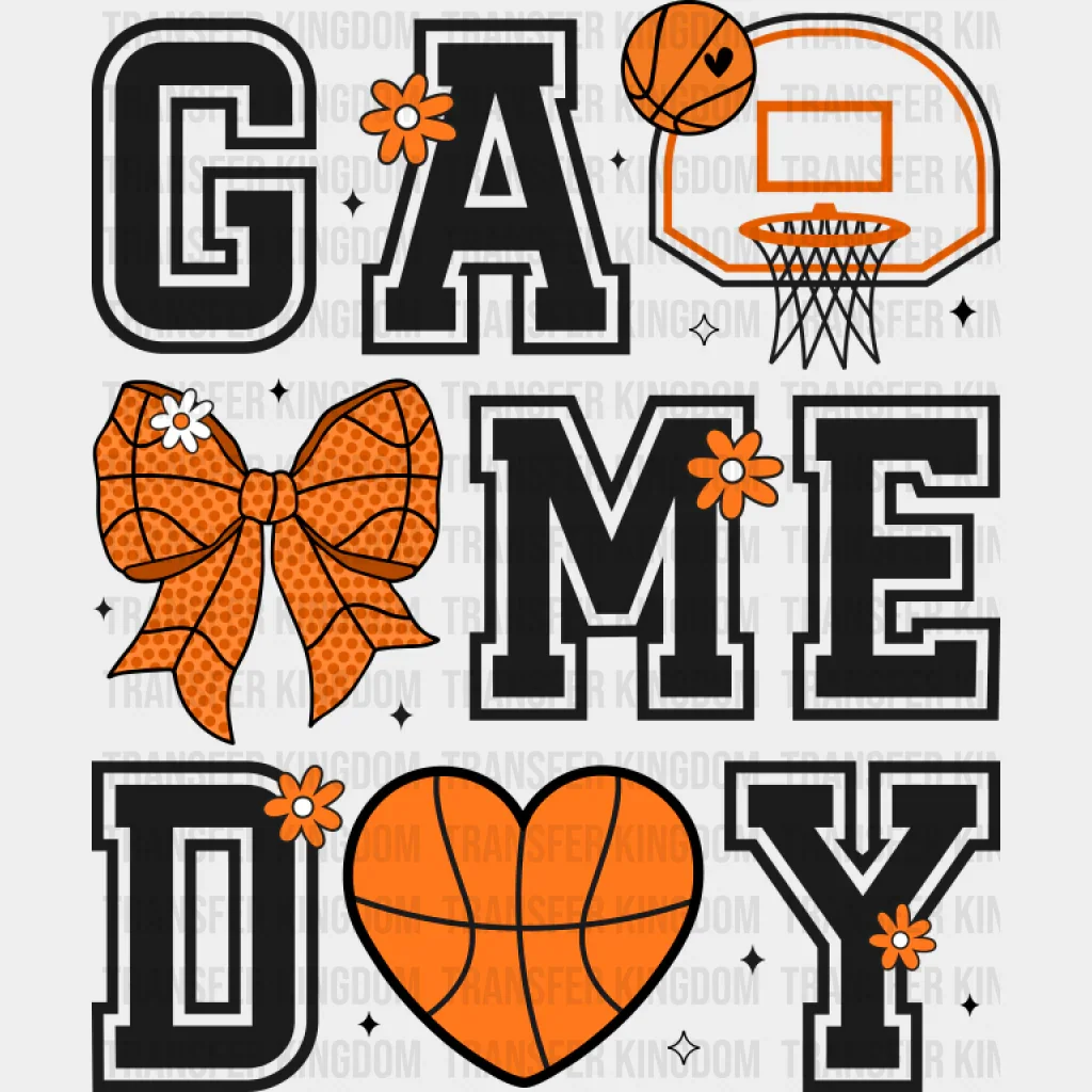 Game Day Heart - Game Day DTF Transfer