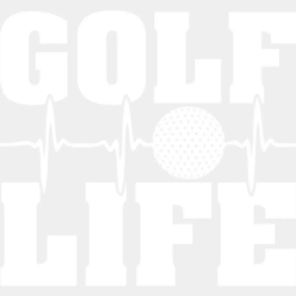 Golf Life B&W Design - Golf DTF Heat Transfer - Image 2