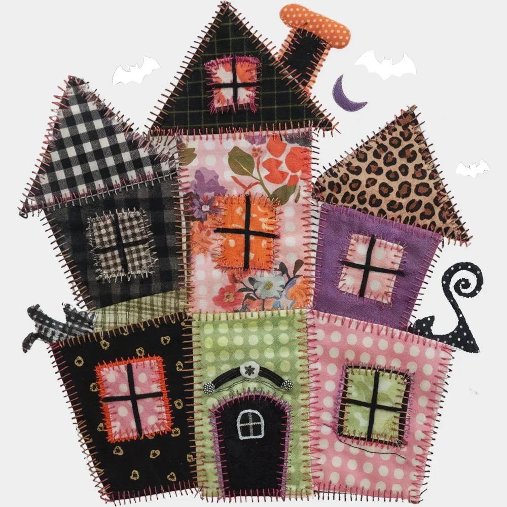 Halloween House & Bats - Halloween DTF Transfer - Image 2