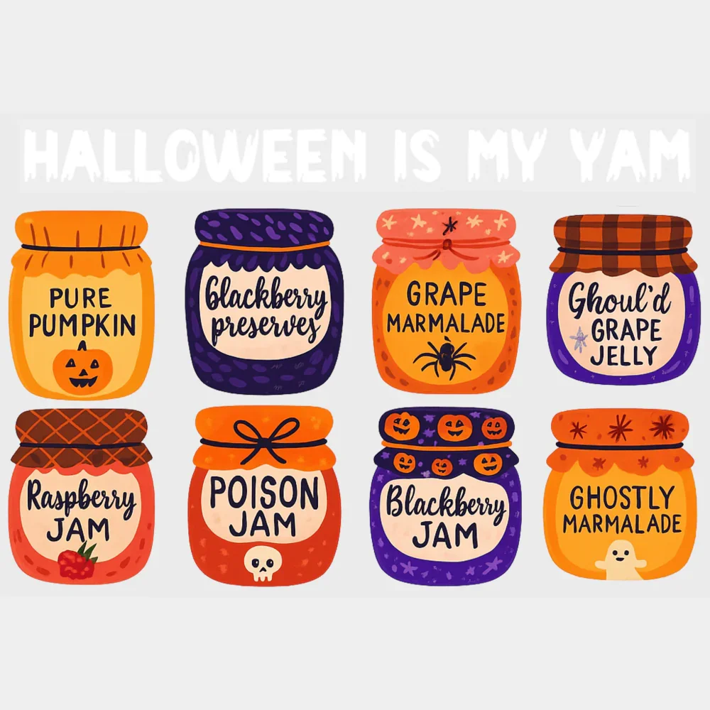 Halloween Is My Yam - Halloween DTF Transfer - Image 2