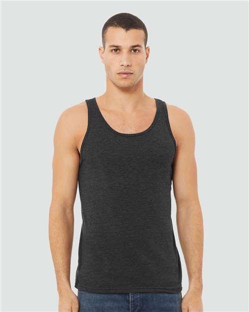 Unisex Heather CVC Tank - 3480CVC - Image 4