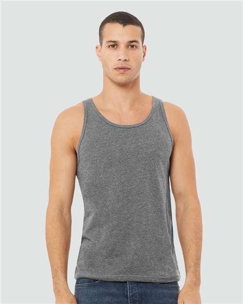 Unisex Heather CVC Tank - 3480CVC - Image 5