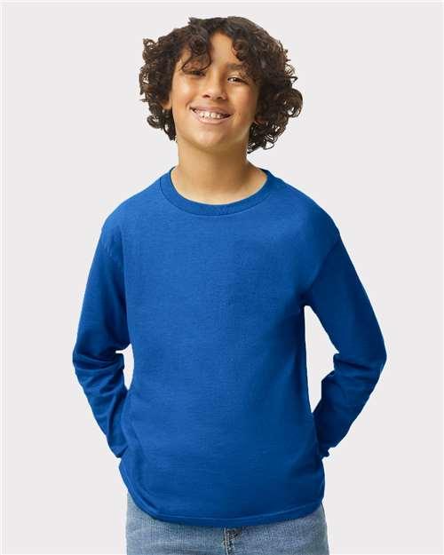 Youth Heavy Cotton™ Long Sleeve T-Shirt - 5400B - Image 10
