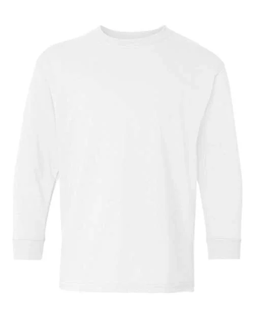 Youth Heavy Cotton™ Long Sleeve T-Shirt - 5400B - Image 12