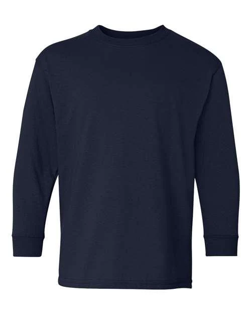 Youth Heavy Cotton™ Long Sleeve T-Shirt - 5400B - Image 7