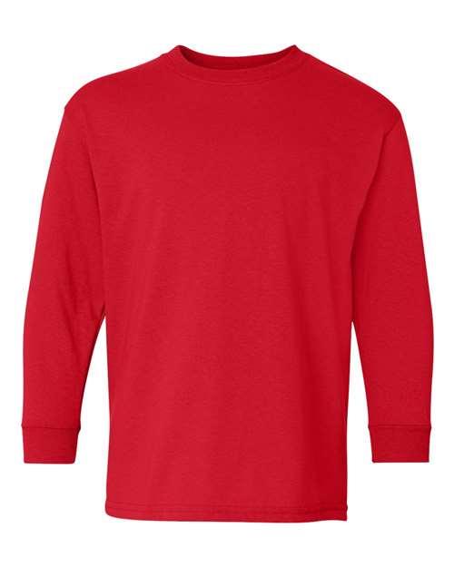 Youth Heavy Cotton™ Long Sleeve T-Shirt - 5400B - Image 9