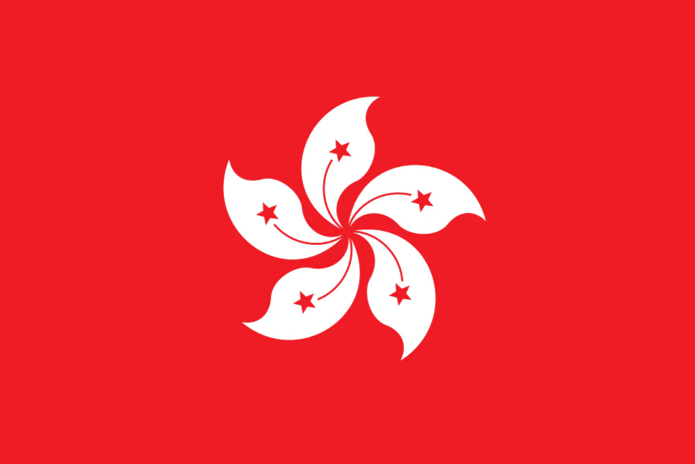 Hong Kong Flag - Country Flags DTF Transfers