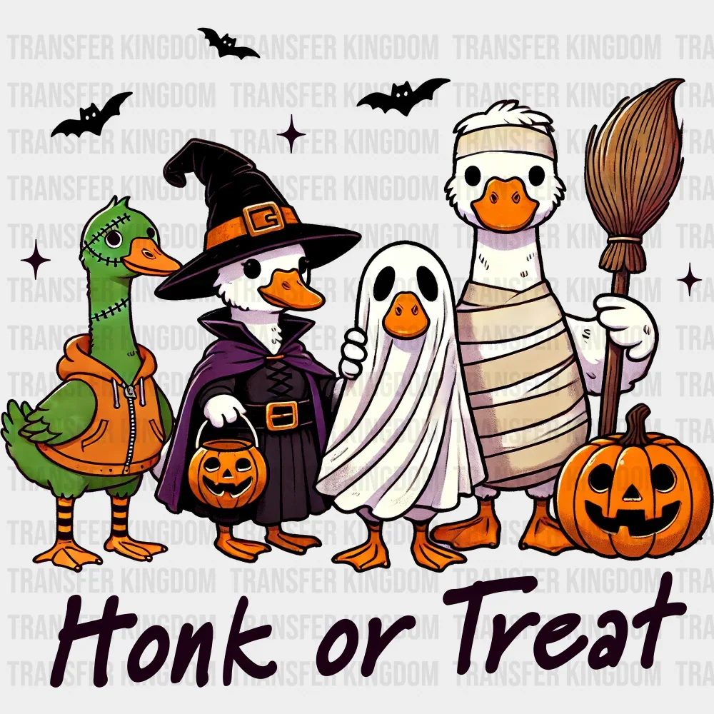 Honk Or Treat Gooses - Halloween DTF Transfer