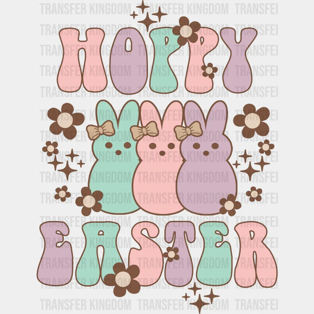 Hoppy Faster Easter Design - DTF heat transfer