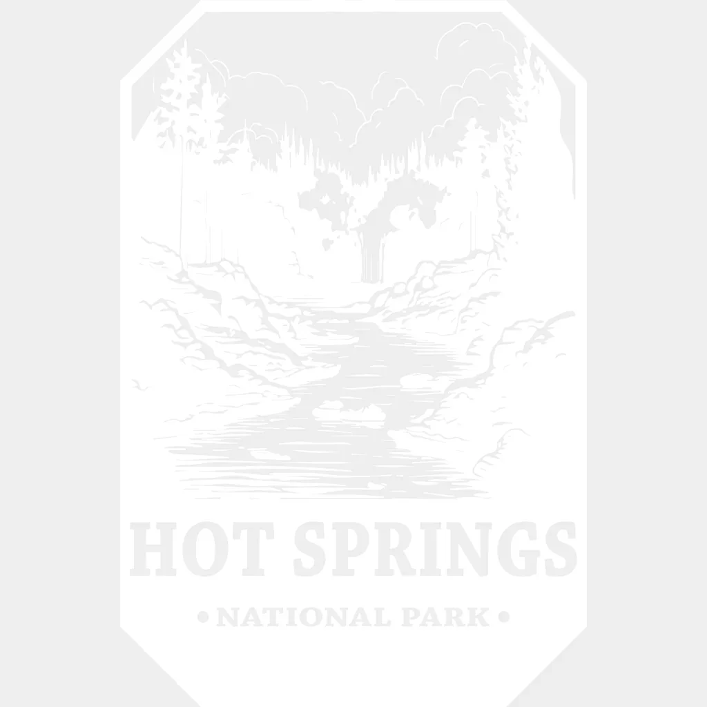 Hot Spring National Park Design - National Parks DTF Transfers - Image 2