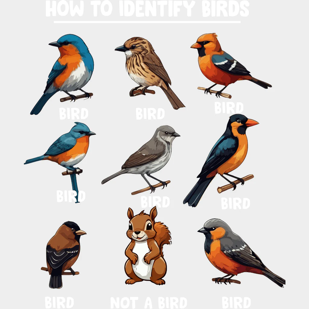 How To Identify Birds - Birds DTF Transfers - Image 2