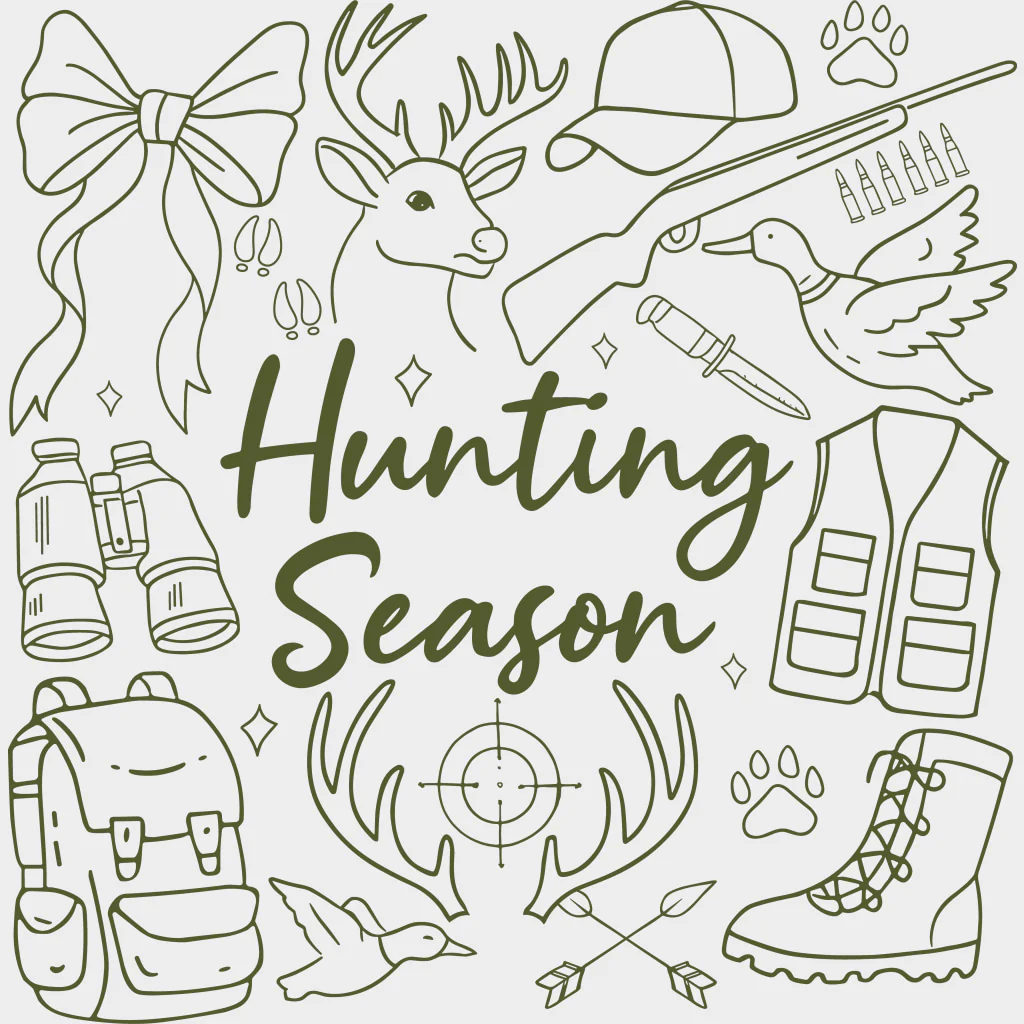 Hunting Season, Multi Color - Hunting DTF Transfers - Image 3
