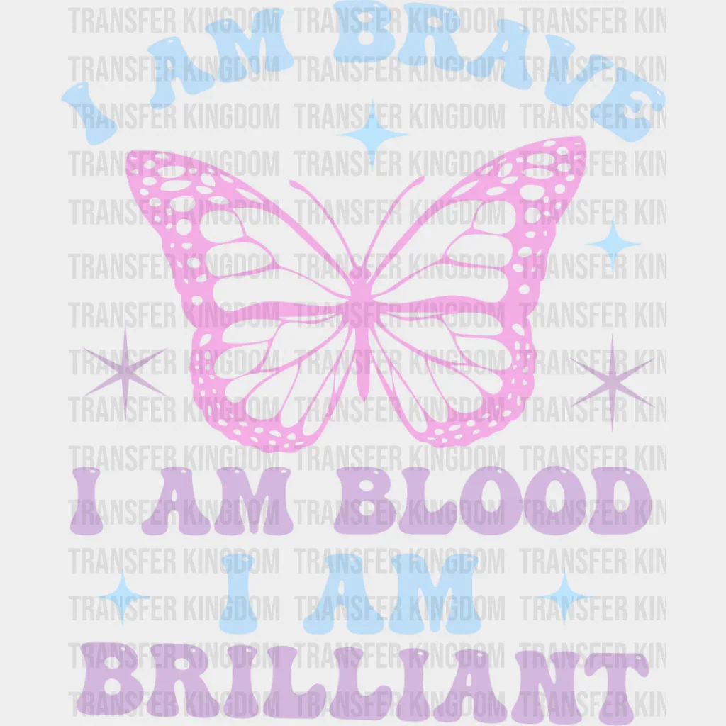 I Am Brave - Kids DTF heat transfer