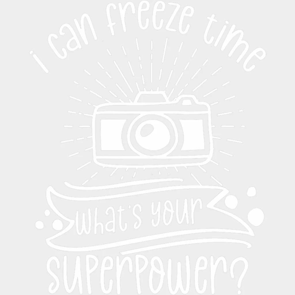 I Can Freeze Time, Lines & Dots - Photography DTF Transfers - Image 2