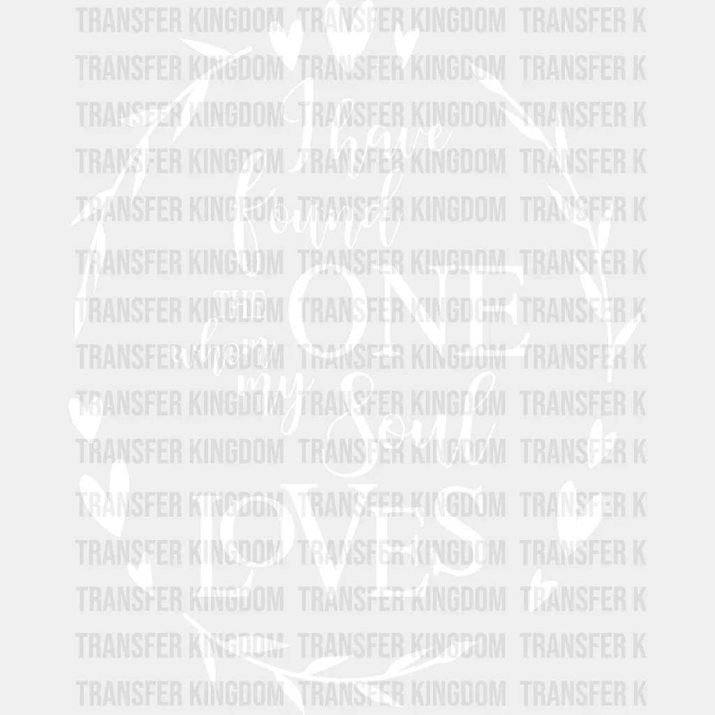 I Have Found The One - Anniversary DTF heat transfer - Image 2