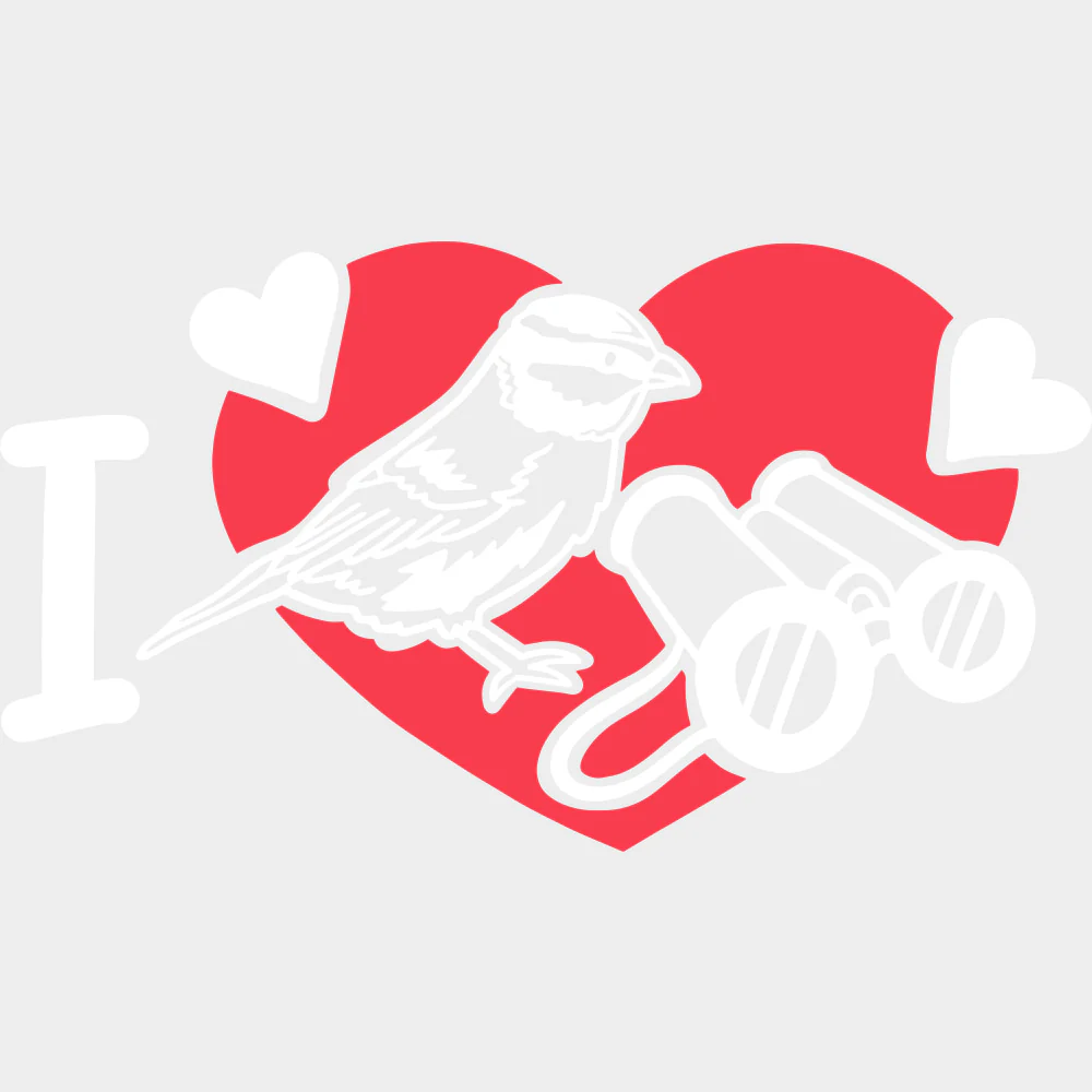 I Love Birdwatching - Birds DTF Transfers - Image 2