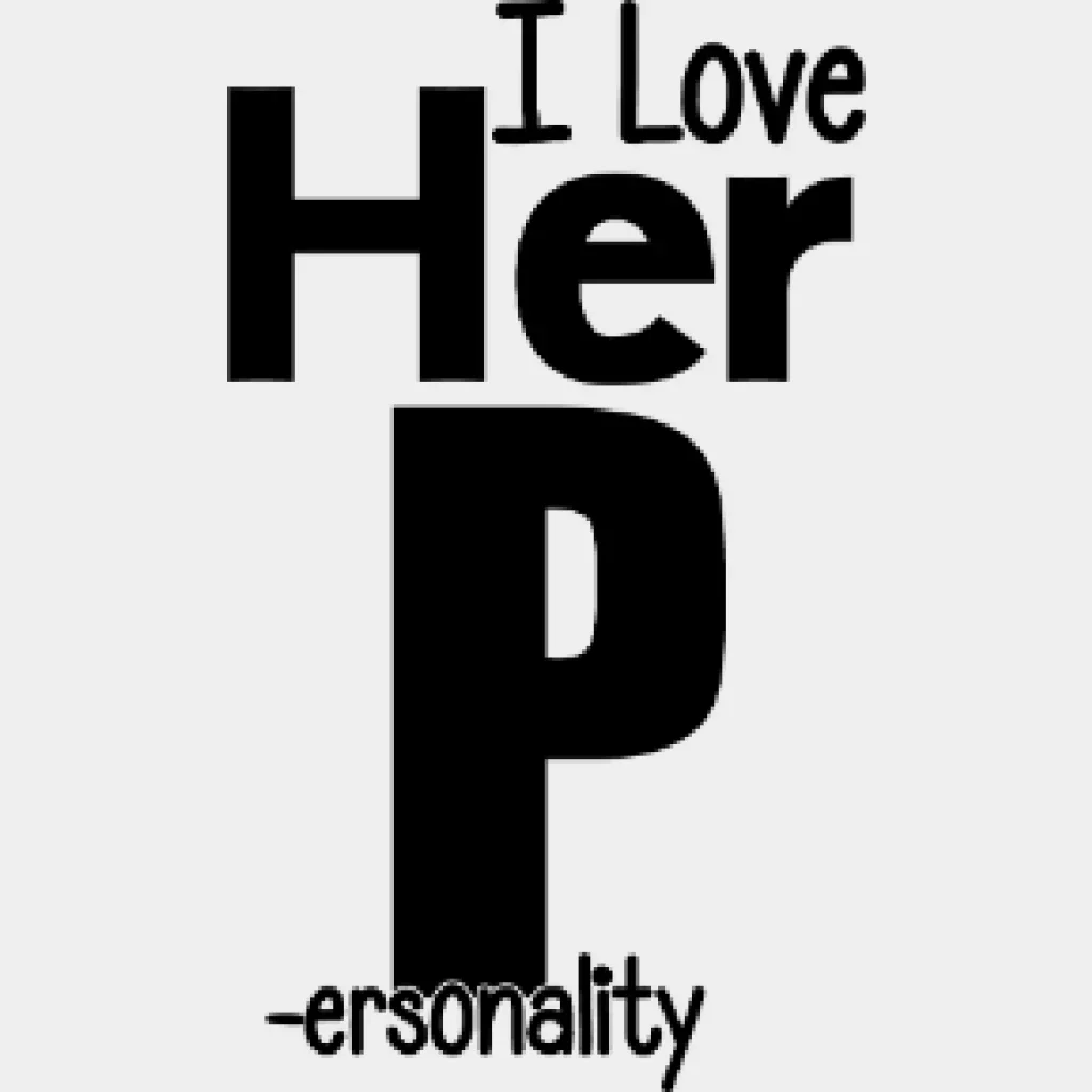 I Love Her P and I Love His D - Love His Dedication Love Her Personality Matching Couple Design - DTF heat transfer - Image 2