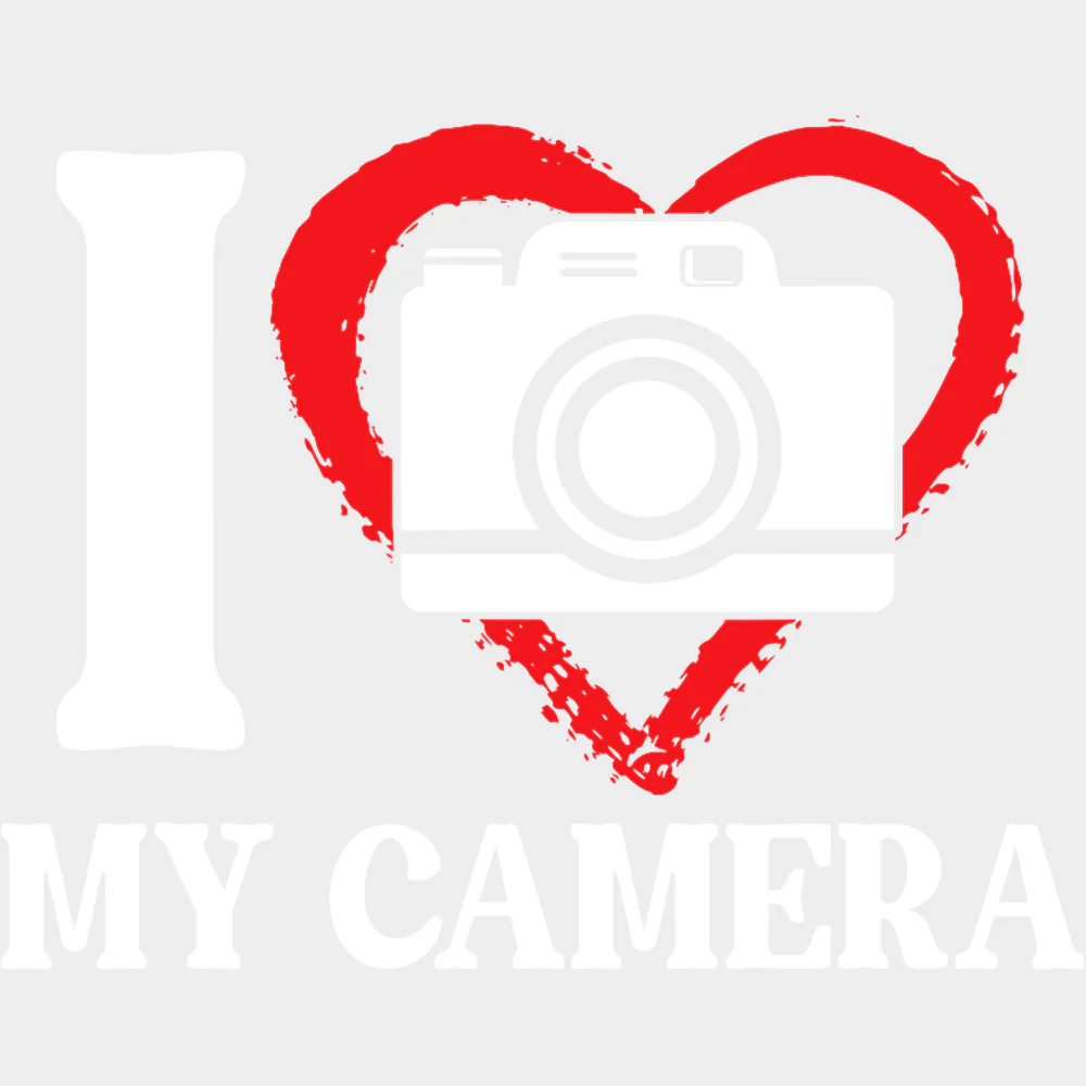 I Love My Camera - Photography DTF Transfers - Image 2
