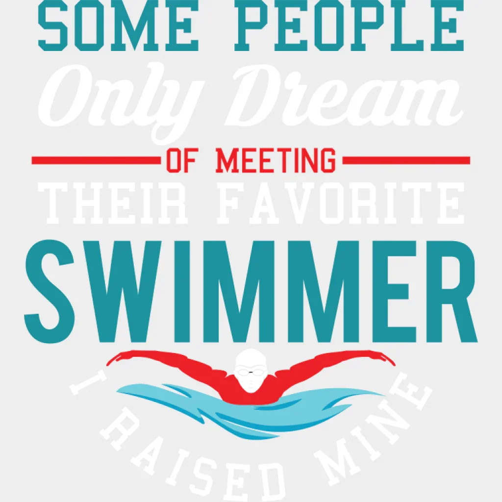 I Raised My Favorite Swimmer - Swimming DTF Transfer - Image 2